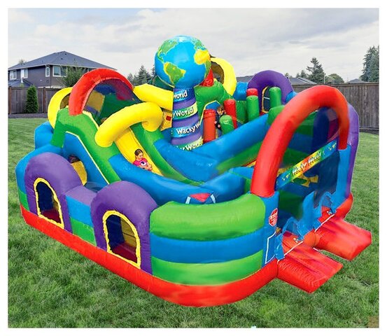 inflatable obstacle course rental in Chicago